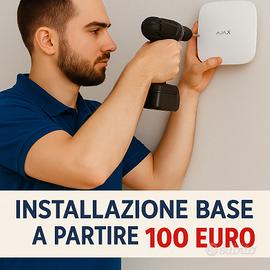 Installazione Antifurti-AJAX Installazione 100 eur