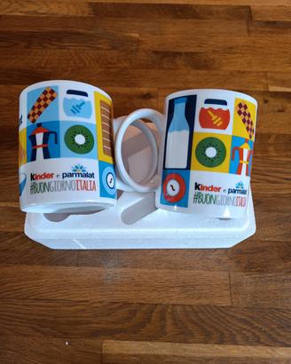 set 2 tazze colazione Kinder 