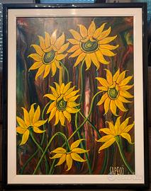 GIRASOLI - Quadro d'autore Renzo Capecci