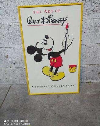 TOPOLINO WALT DISNEY QUADRO MICKEY MOUSE VINTAGE