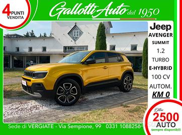 Jeep Avenger 1.2 turbo e-hybrid Summit fwd 100cv e