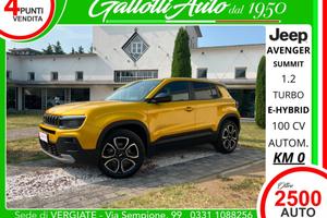 Jeep Avenger 1.2 turbo e-hybrid Summit fwd 100cv e
