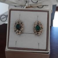 orecchini in argento dorato 