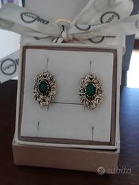 orecchini in argento dorato 