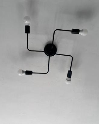 Lampadario nero