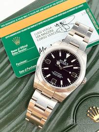 Rolex Explorer 39mm, Full set Italia, Si Permute