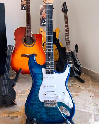 Chitarra elettrica Eko S350 +Setup +Regali