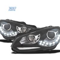 FARI VOLKSWAGEN VW GOLF 6 FONDO NERO DRL