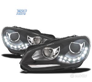 FARI VOLKSWAGEN VW GOLF 6 FONDO NERO DRL