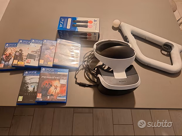 Playstation VR + Aim controller + Move + 7 giochi