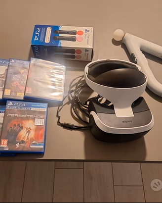 Playstation VR + Aim controller + Move + 7 giochi