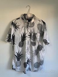 Camicia maniche corte estiva con Ananas