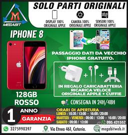 Iphone 8 128gb rosso - totalmente originale