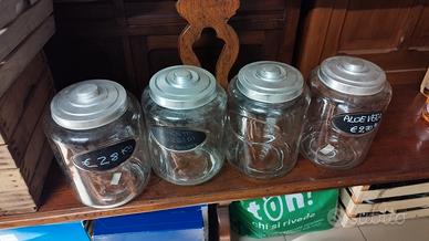  barattoli per spezie in vetro