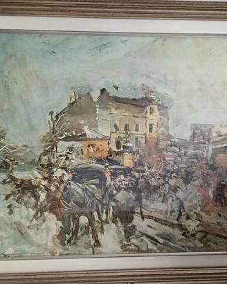 4 vecchi quadri vintage firmati 