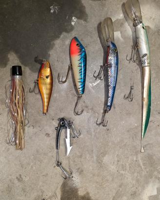 Artificiali pesca traina altura 