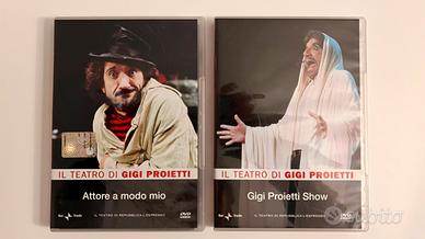 Gigi Proietti DVD teatro – 2 spettacoli completi