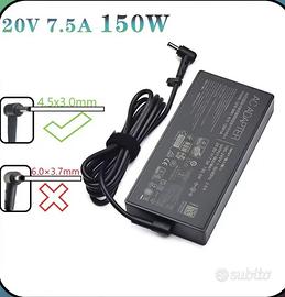 Caricabatterie 20V 7.5A 150W 4.5x3.0mm ASUS