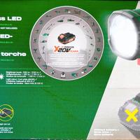 Nuovo!Lampada torcia LED a Batteria Parkside GARAN
