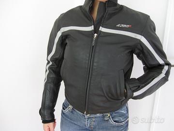 Giacca Pelle Donna Moto A-Pro Protezioni