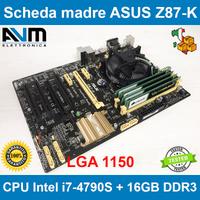 Scheda madre ASUS Z87-K CPU Core i7 16GB DDR33