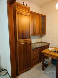 CUCINA LEGNO MASSELLO MODULI-NO ELETTRODOMESTICI