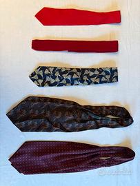 2 Cache Col (Plastron Ascot) + 3 Cravatte