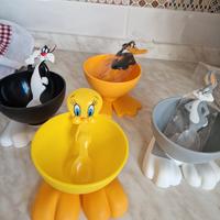 Tazze looney tunes con cucchiaini