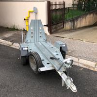 Carrello rimorchio portamoto