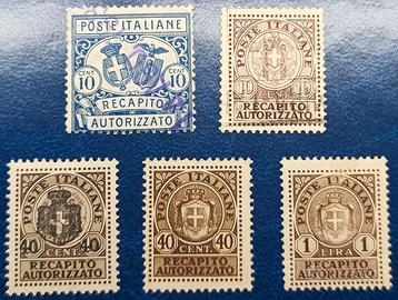 RECAPITO AUTORIZZATO 1928 - 1945