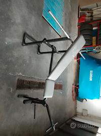 panca piana più pesi
