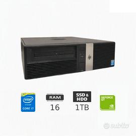 PC Computer HP i7 16GB RAM 1TB SSD+HDD W11