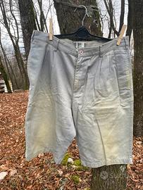 Pantalone corto uomo in cotone – effetto vintage