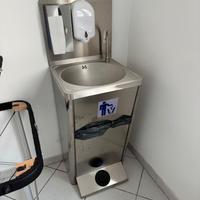 Lavandino autosufficiente acciaio inox a pedale