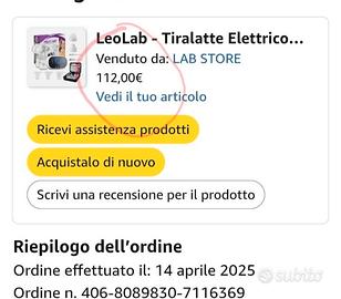 Tiralatte elettrico