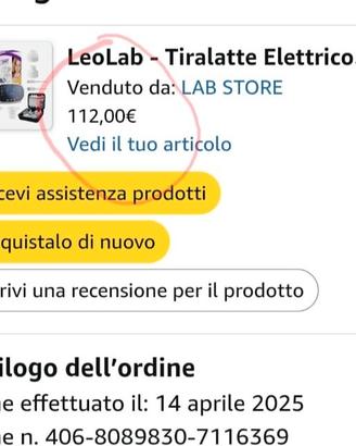 Tiralatte elettrico