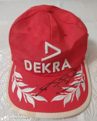 cappellino Ferrari firmato da Michael Schumacher 