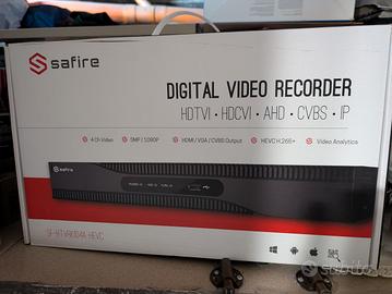 Kit videosorveglianza hd 4ch+hdd 2tb+telecamera 