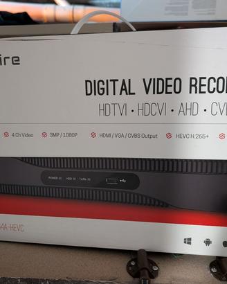 Kit videosorveglianza hd 4ch+hdd 2tb+telecamera 