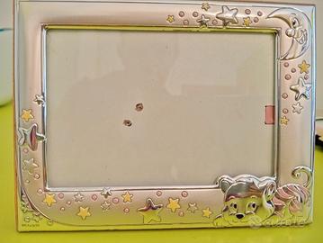 Cornice argento bimba