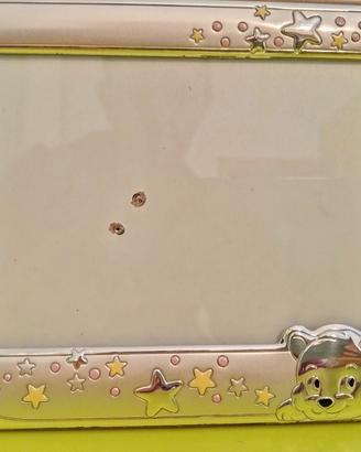 Cornice argento bimba