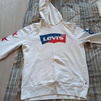 Felpa Levi's uomo bianca 