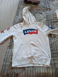 Felpa Levi's uomo bianca 
