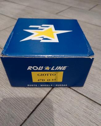 Ruote Giotto Roll line linea parquet 47D/R57