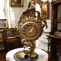 antico orologio parigina rococò corda funzionante