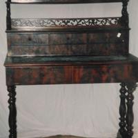 SCRITTOIO FRANCESE DELLA META' DELL' 800 IN MOGANO