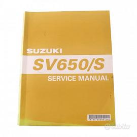 Manuale officina per Suzuki SV 650 S dal 1999 - 99