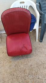 sedili anteriore fiat 500 vecchio modello anni 60 