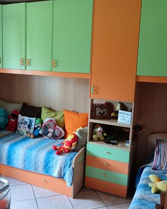 Letto singolo + divano a letto 