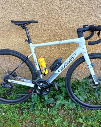 Bici da corsa incidentata